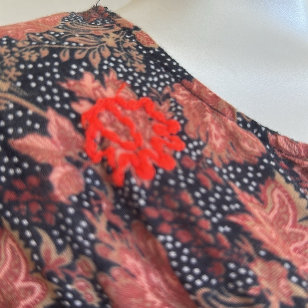 Zara Trafaluc Collection Embroidered floral Tunic Dress - Picture 6 of 10